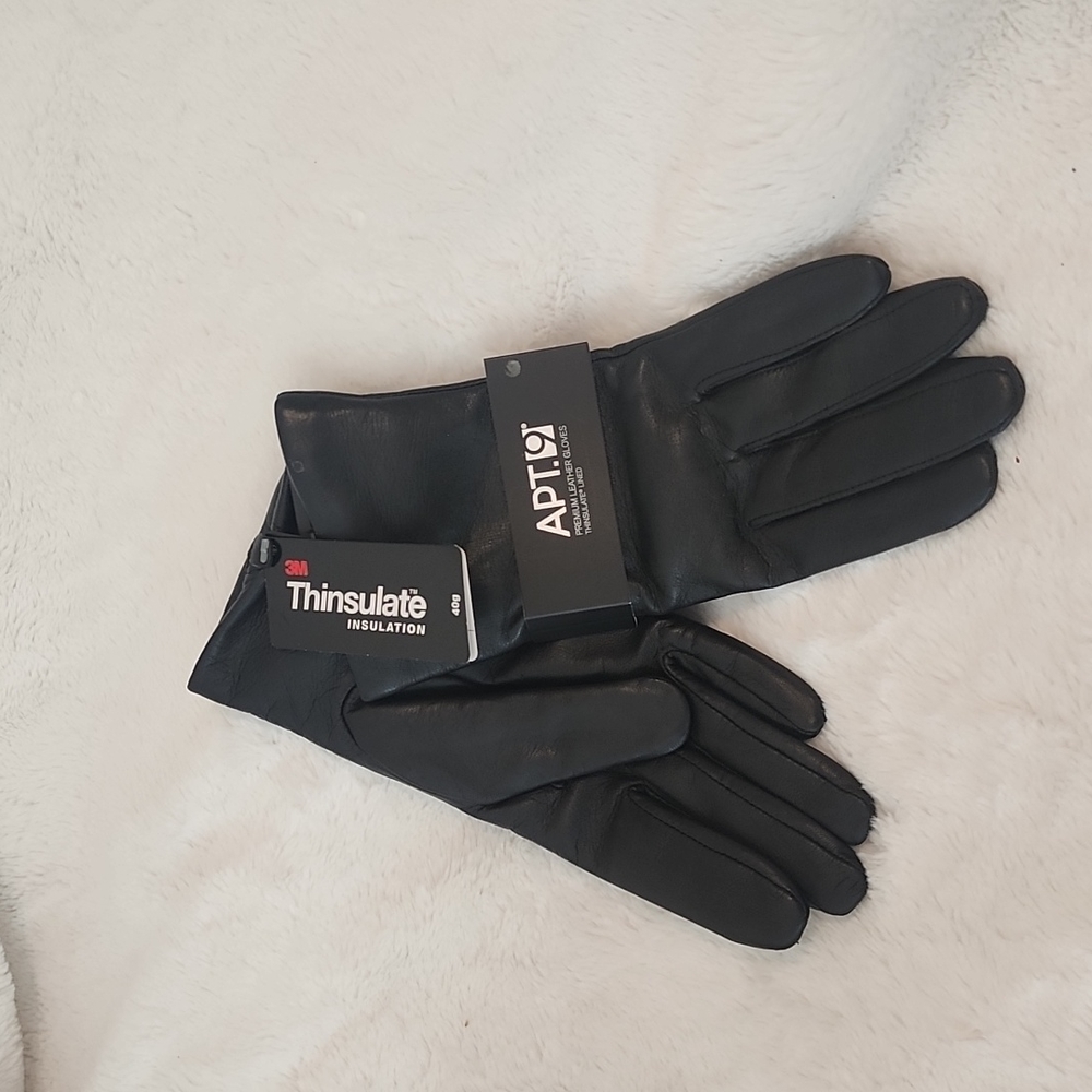 Women's Apt 9 Genuine Leather Gloves NWT
